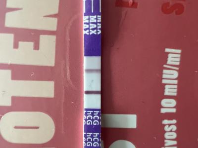 Testování a těhotenský test | Pozitivní pepino test v limitu
