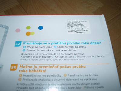 Hrací dečka s domečkem se zvuky Fisher-Price