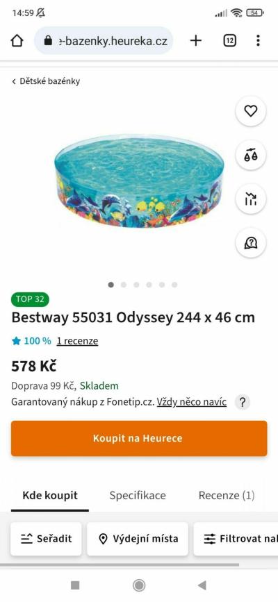 Hračky | Dětský bazének Bestway