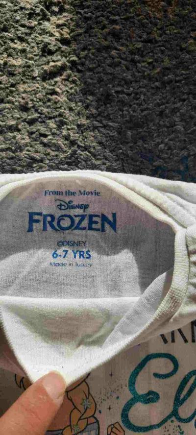 dívčí tričko frozen, značky Primark, vel. 6-7let.