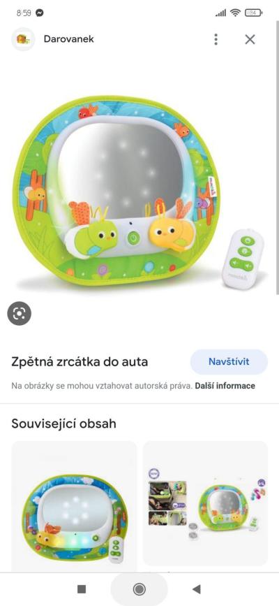 Výbavička různé | Dotaz ohledně dětského zrcátka do auta