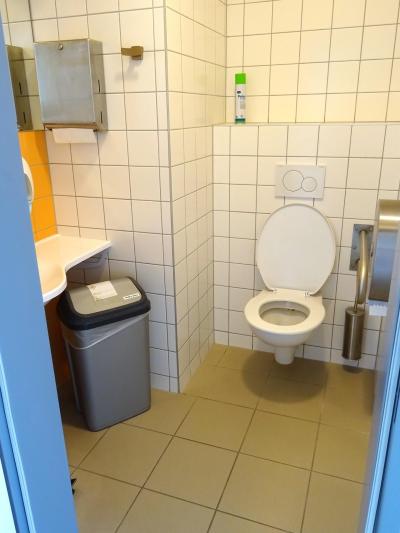 Porodnice Kladno, Oblastní nemocnice Kladno, nadstandardní pokoj, toaleta