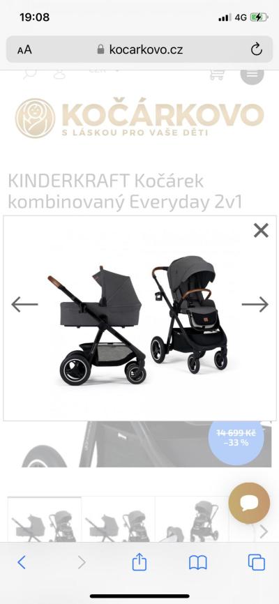 Výbavička různé | Kočárek kinderkraft everyday