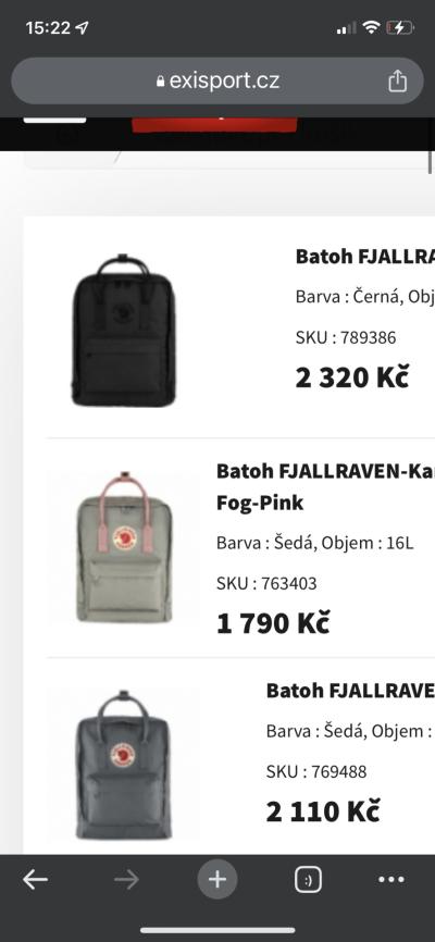 Vše možné | Jaký batoh barva?