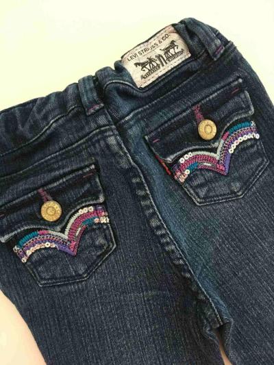 Dívčí rifle Levis a legíny Guess, vel. 92/98