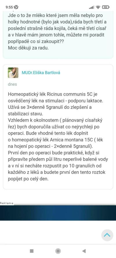 Kojení a UM | Podpora laktace po cs