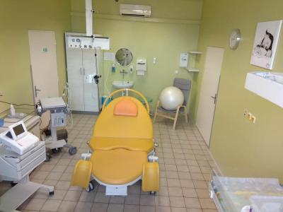 Gynekologicko-porodnické oddělení, Nemocnice Písek: Porodní box.