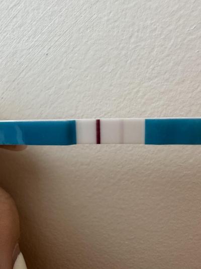 Testování a těhotenský test | Slabý duch 8DPO - vidíte?