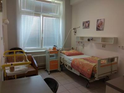 Gynekologicko-porodnické oddělení, Nemocnice Písek: Pokoj pro maminku a miminko.