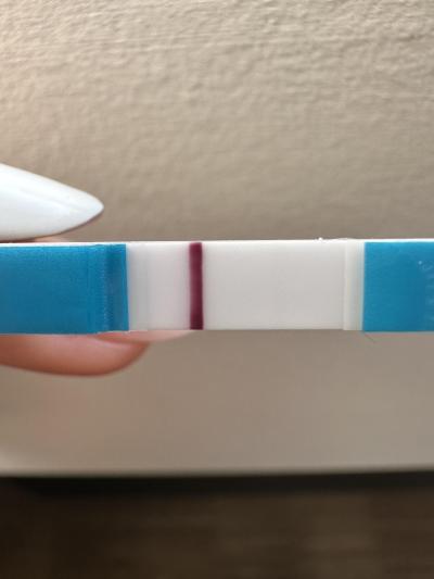 Testování a těhotenský test | Slabý duch 8DPO - vidíte?