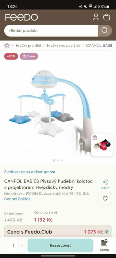 Výbavička různé | Kolotoč canpol babies - rozebrání
