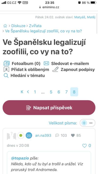 Dotazy pro adminy | Chyba v Matrixu /e-miminu/