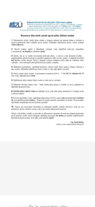 Domácnost | Rozbor vody - je pitná?