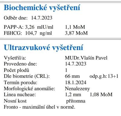 Těhotenství | Screening v druhém těhotenství vyšel hůř