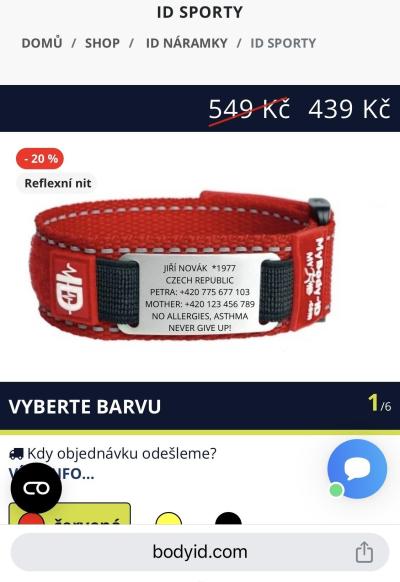 Cestování s dětmi | ID náramky pro děti