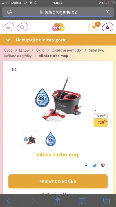 Domácnost | Vileda mop rada