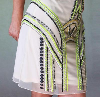 Nové společenské šaty s korálky Miss Selfridge vel.44
