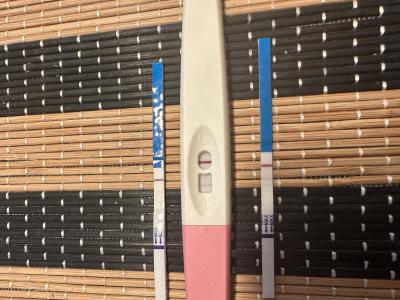 Testování a těhotenský test | 2 dny po spineni jeden den pred ms