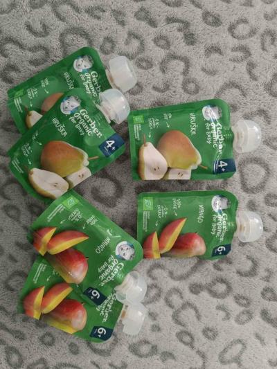 Recenze z kampaně Nejpřísnější testeři hodnotí ovocné kapsičky GERBER Organic