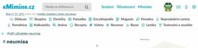 Dotazy pro adminy | Chyba v Matrixu /e-miminu/