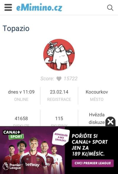 Dotazy pro adminy | Chyba v Matrixu /e-miminu/