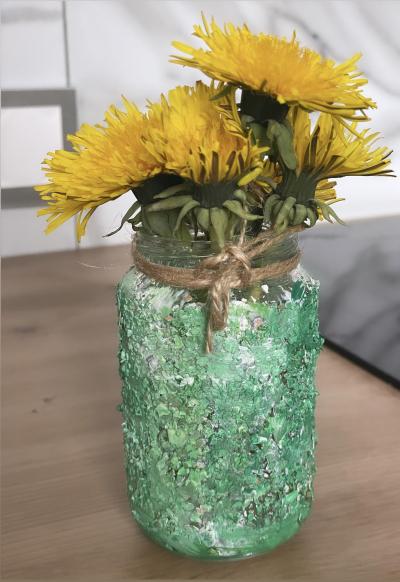 Přesnídávková sklenice? Ne, váza :)