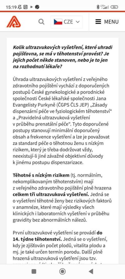 Těhotenství | TP prosinec 2023