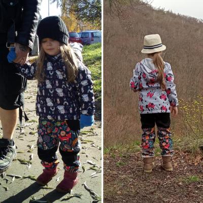 S oblečením šetříme kupujeme s druhý ruky, ale tyhle kalhoty jsem dcerce kupovala když měla 3roky byli jí tehdy velké. Nu ale dnes v 5ti letech jí jsou akorát :D jak jí krásně vydrželi