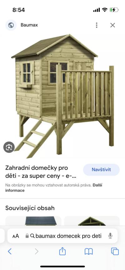 Nakupujeme - obchody, reklamace | Detsky domecek z baumaxu - mate?