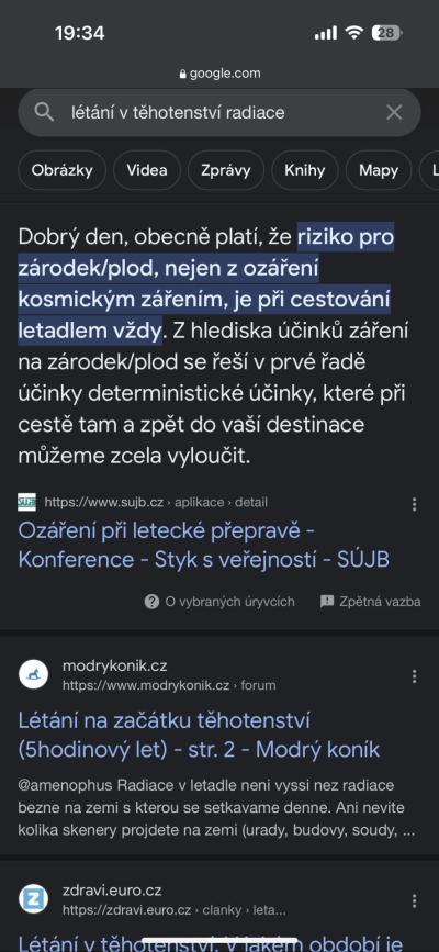 Těhotenství | Letět v 26tt?