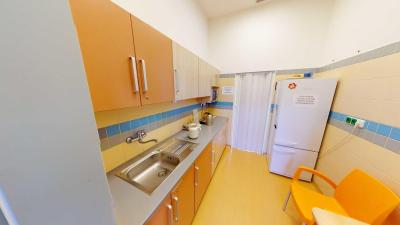 Porodnice Jindřichův Hradec, Nemocnice Jindřichův Hradec, a.s., Gynekologicko-porodnické oddělení: Kuchyňka pro maminky.