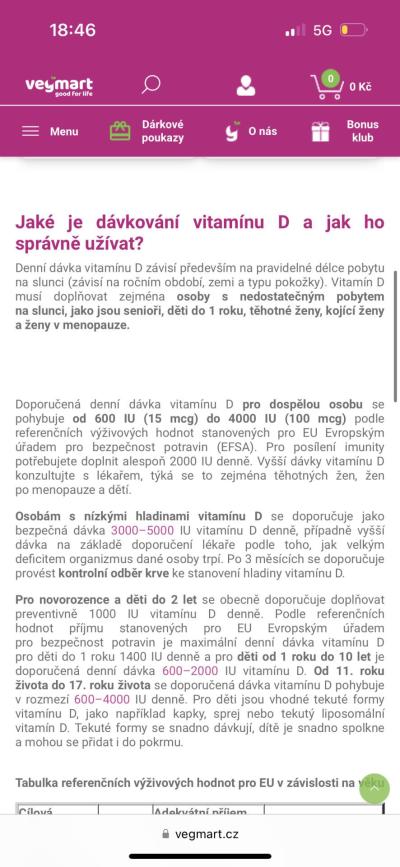 Těhotenství | Nadměrné užívání vitamínu D v těhotenství