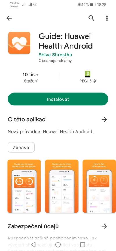 Technologie, mobily, internet | Huawei naramek aplikace