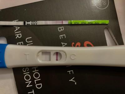 Testování a těhotenský test | Těhotenský test,vidite neco?
