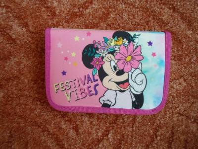 Růžové pouzdro penál Minnie