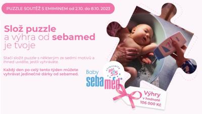 Slož puzzle sebamed a můžeš okamžitě vyhrát některou z výher v hodnotě 106.000 Kč