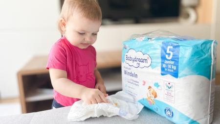 Otestujte plenky Babydream, které vyhrály Volbu spotřebitele 2023