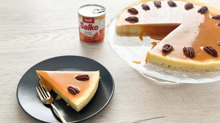 Cheesecake se slaným karamelem