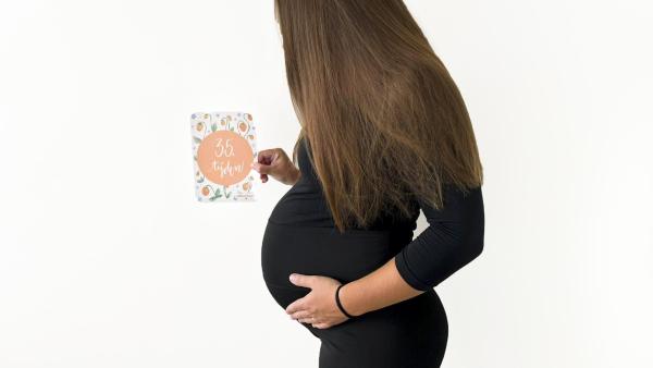 35. týden těhotenství. Jak vypadá bříško?