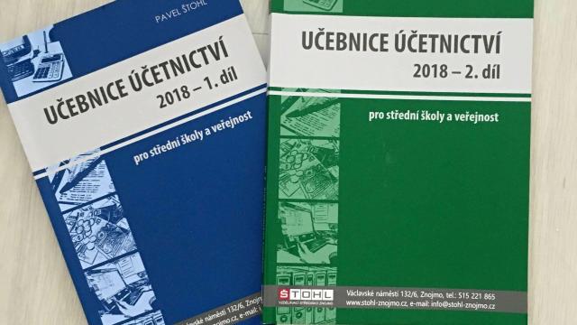 Učebnice Účetnictví 2018; ŠTOHL (1. a 2. díl)