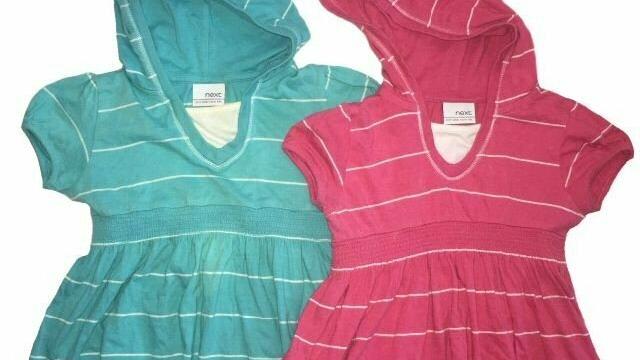 Letní tunika-top-triko Tyrkys modrá či růžová 2-3y