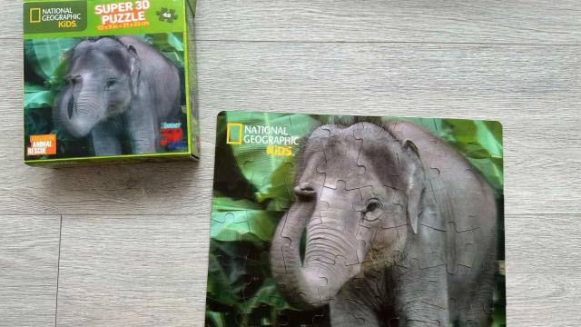 3D puzzle National Geographic kids, 48 dílků slon