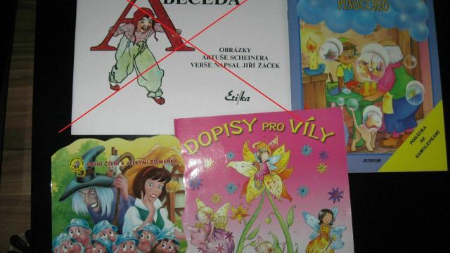 Retro knihy - Sněhurka, Pinocchio, Dopisy pro víly