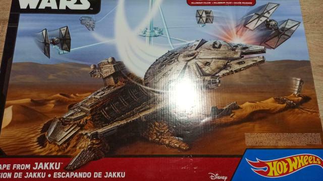 Hrací set-Hot Wheels Star Wars-Únik z Jaku