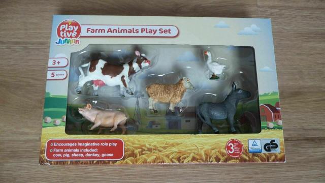 NOVÝ Set zvířátek Playtive Farm Animals Play Set