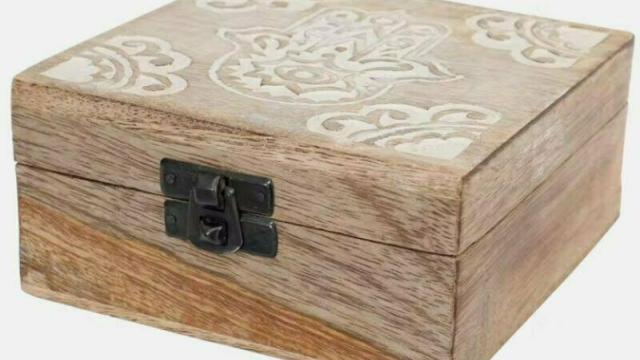 Orientální krabice / box, materiál mangové dřevo