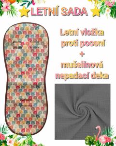 LETNÍ PODLOŽKY DO KOČÁRKU PROTI POCENÍ