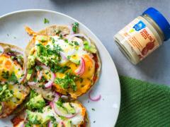 Snídaňové tostadas (smažené tortilly s vejcem)