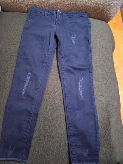 dívčí džíny vel. 122cm(6-7let) značky Skinny Denim Go.