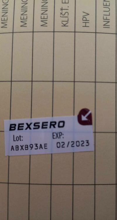 Očkování | Bexsero po expiraci